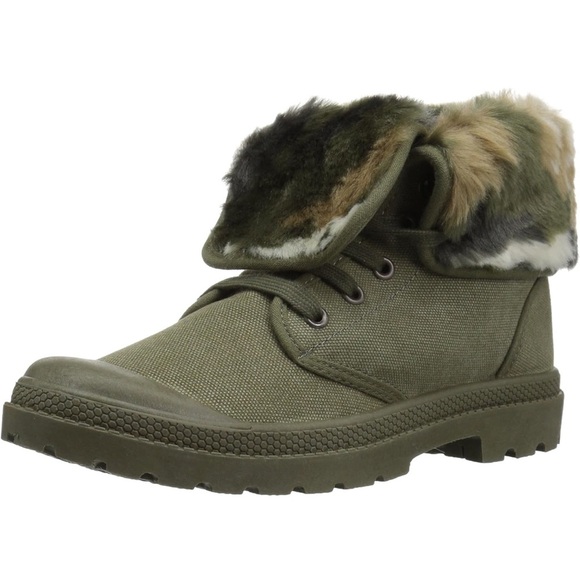Rocket Dog Shoes - Rocket Dog Pilot Cuffed Ankle Combat Boot Size 11 Lace Up Olive